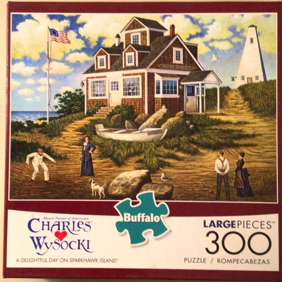 Buffalo David Bitton Other - Charles Wysocki 300 Large Piece Puzzle EUC